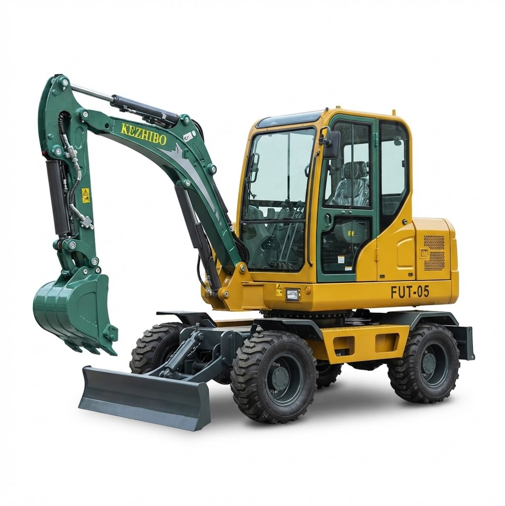 Kezhibo FUT-05 — Wheeled Excavator